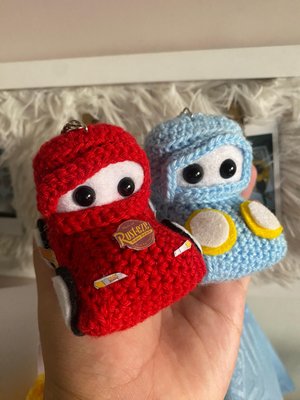 Llaveros Cars Rayo y Sally