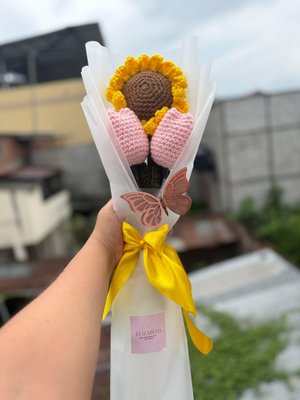 Bouquet Girasol y Tulipanes