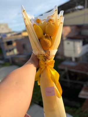 Snoopy con Ramo Colorido