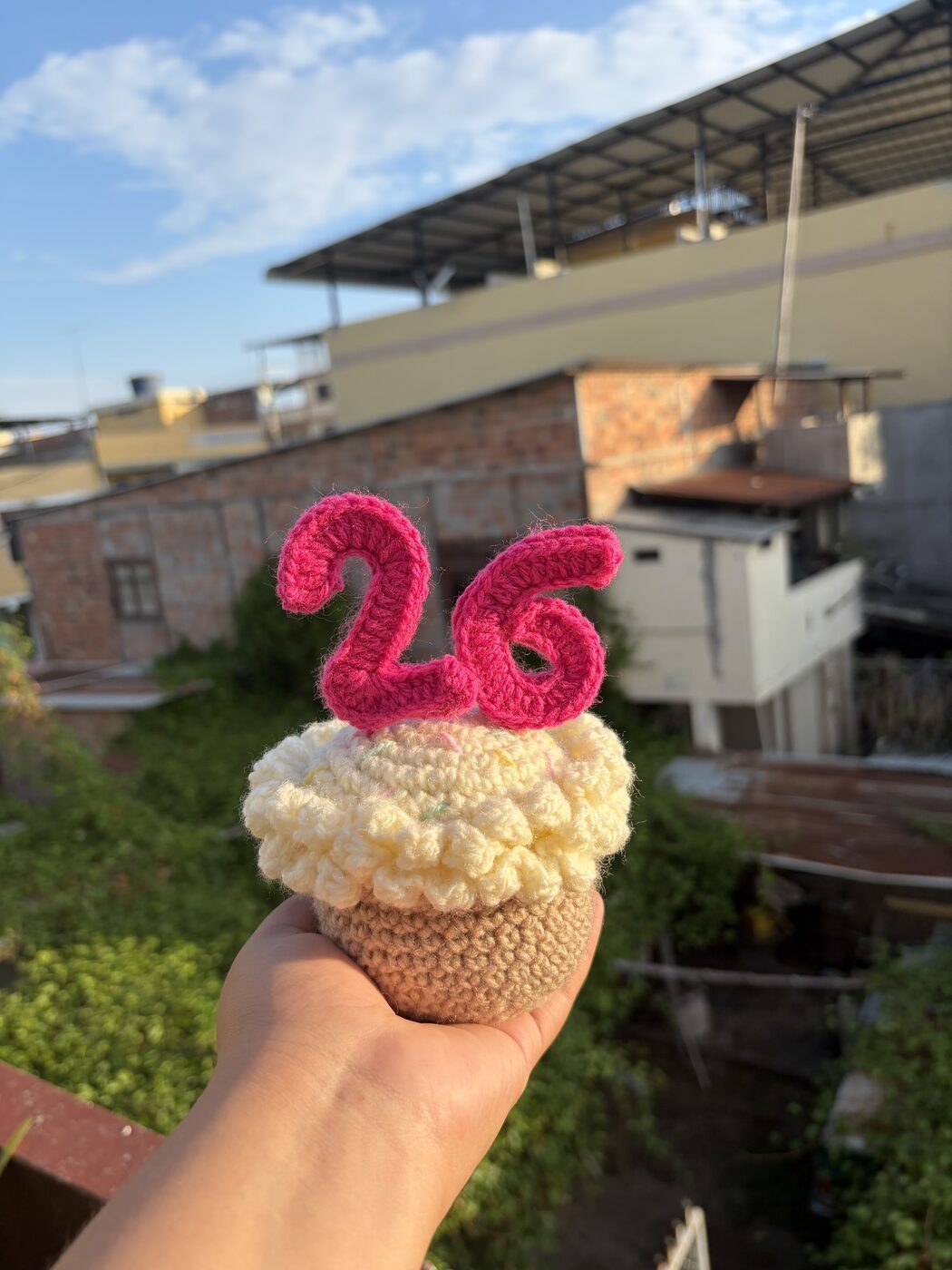 Cupcake en Crochet